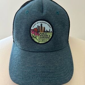 Teal Heart of Hudson Yards NYC Cap